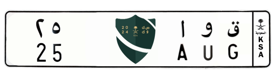 لوحة ق و ا 25
